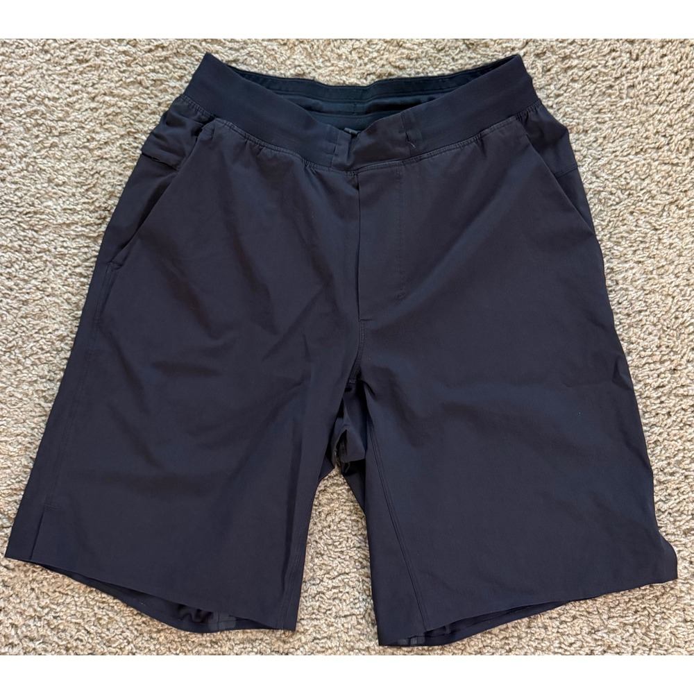 Lululemon Pace Breaker Lined Shorts Mens Small Black 9 Inch Inseam Running Gym